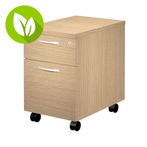 Cajonera 2 cajones, desmontada, 43 x 52 x 59,5 cm, roble Cajonera 2 cajones, desmontada, 43 x 52 x 59,5 cm, roble
