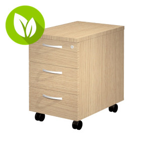 Cajonera 3 cajones, desmontada, 43 x 52 x 59,5 cm, roble Cajonera 3 cajones, desmontada, 43 x 52 x 59,5 cm, roble