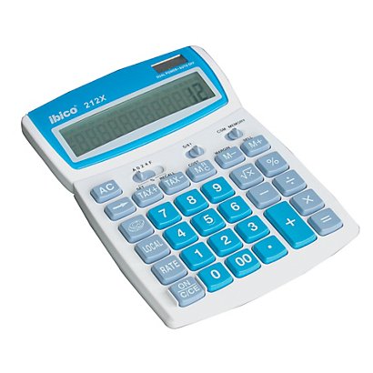 Calculatrice de bureau 12 chiffres Ibico 212 X