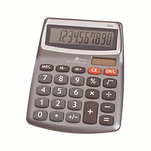 Calculatrice de bureau Raja, modèle 540, 10 chiffres