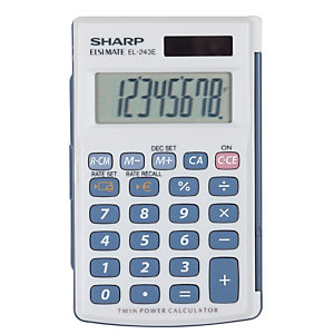 Calculatrice de poche Sharp EL 243EB