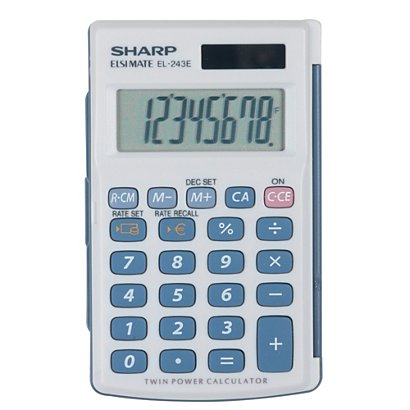 Calculatrice de poche Sharp EL 243EB - 1