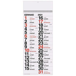 Calendario olandese 2021, 28,5 x 71 cm Calendario olandese 2021, 28,5 x 71 cm