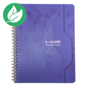 Calligraphe Calligraphe Cahier spirale 17 x 22 cm - petits carreaux 5x5 - 100 pages Calligraphe Calligraphe Cahier spirale 17 x 22 cm - petits carreaux 5x5 - 100 pages