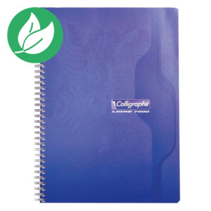 Calligraphe Calligraphe Cahier spirale A4 21 x 29,7 cm - petits carreaux 5x5 - 180 pages Calligraphe Calligraphe Cahier spirale A4 21 x 29,7 cm - petits carreaux 5x5 - 180 pages