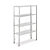 Campata aggiuntiva per scaffalatura industriale 4 ripiani 112 x 50 x 200 cm portata 185 kg - 2