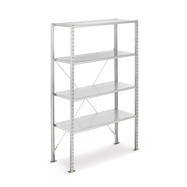 Campata aggiuntiva per scaffalatura industriale 5 ripiani 123,6 x 60 x 250 cm portata 250 kg - 2