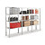 Campata iniziale per scaffalatura industriale 4 ripiani 112 x 40 x 200 cm portata 150 kg - 1