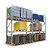 Campata iniziale per scaffalatura modulabile porta pallet 3 ripiani 270 x 100 x 450 cm portata 3000 kg - 1