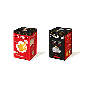 Canderel Sucralose Edulcorant en poudre, boîte distributrice de 250 sticks Canderel Sucralose Edulcorant en poudre, boîte distributrice de 250 sticks