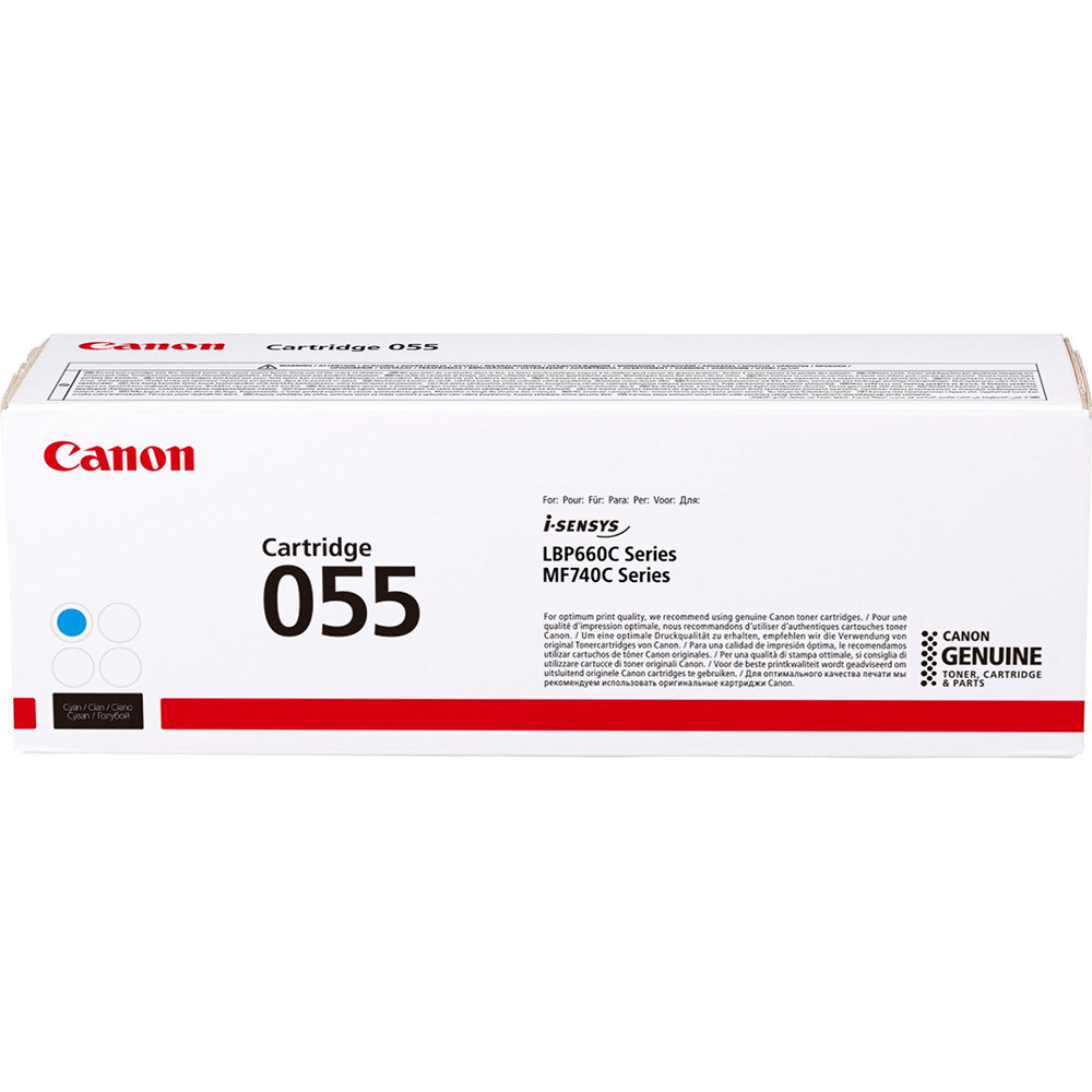 Canon 055 C Toner authentique 3015C002 - Cyan