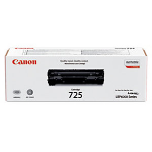 Canon 725 BK Toner authentique 3484B002 - Noir