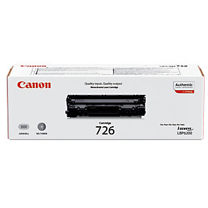 Canon 726 BK Toner authentique 3483B002 - Noir