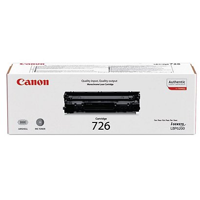 CANON 726 Toner Single Pack, 3483B002, zwart - 1