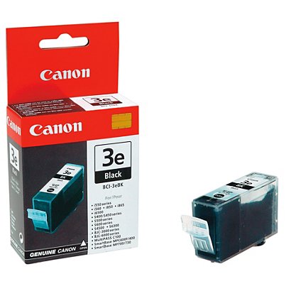 Canon BCI-3e Cartouche d'encre authentique 4479A002 - Noir