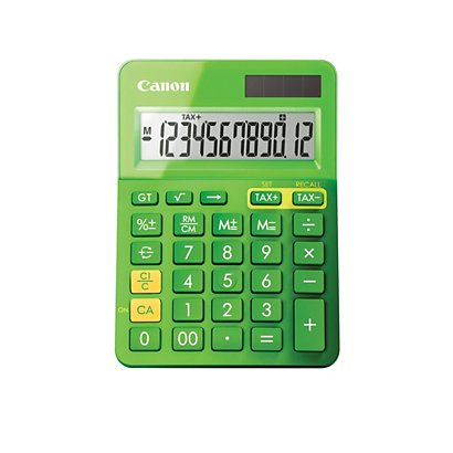 CANON Calcolatrice da tavolo LS-123K, 12 cifre, Metallic Green - 1