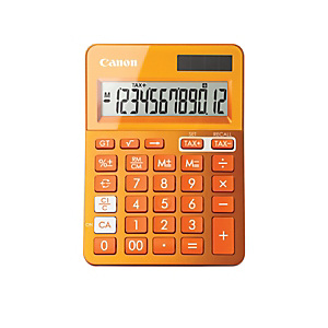 Canon Calcolatrice da tavolo ''LS-123K'' - Colore Metallic Orange Canon Calcolatrice da tavolo ''LS-123K'' - Colore Metallic Orange
