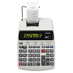 Canon Calcolatrice stampante MP120-MG-ES II , Display 12 cifre, Beige e Grigio Canon Calcolatrice stampante MP120-MG-ES II , Display 12 cifre, Beige e Grigio