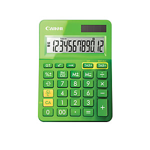 Canon Calculatrice de bureau LS-123K - 12 chiffres - Verte
