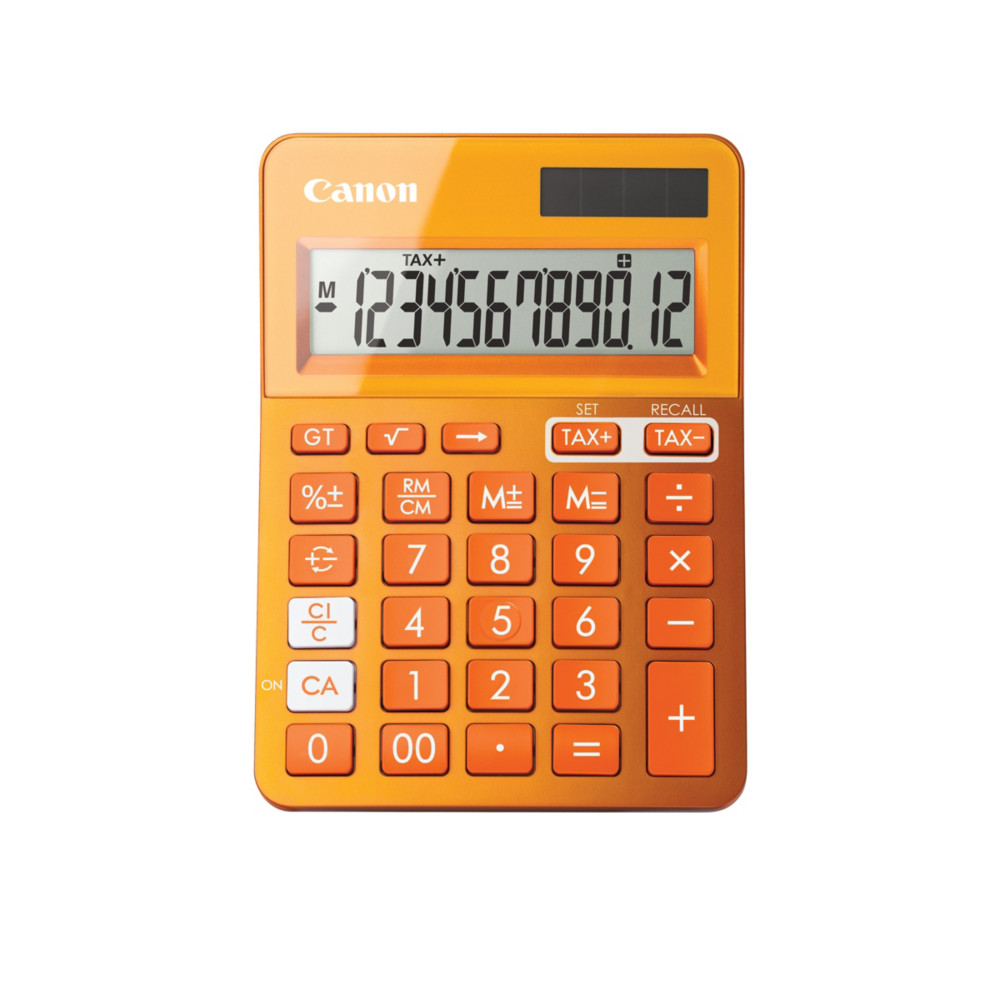 Canon Calculatrice de bureau LS123K - 12 chiffres - Orange