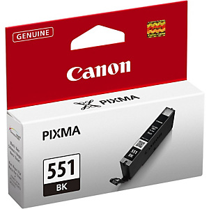 CANON Cartouche d'encre ChromaLife100+ CLI-551 N PIXMA, 6508B001 (Pack de 1), Noir