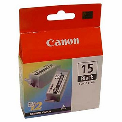 Canon Cartuccia inkjet BCI-15 BK, 8190A002, Nero, Pacco singolo - 1