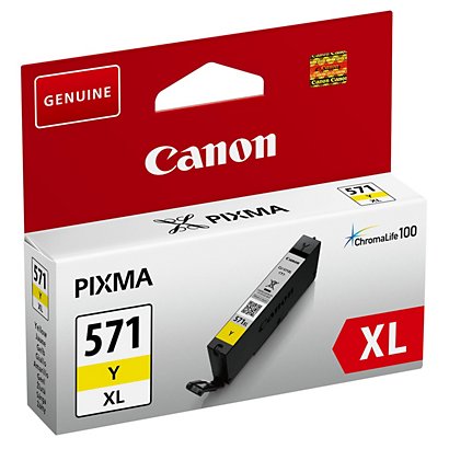Canon Cartuccia inkjet CLI-571Y XL, 0334C001, Giallo, Pacco singolo Alta capacità