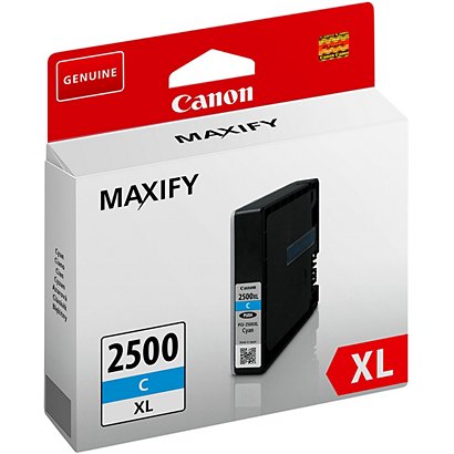 Canon Cartuccia inkjet Maxify PGI-2500XL C, 9265B001AA, Ciano, Pacco singolo Alta Capacità - 1