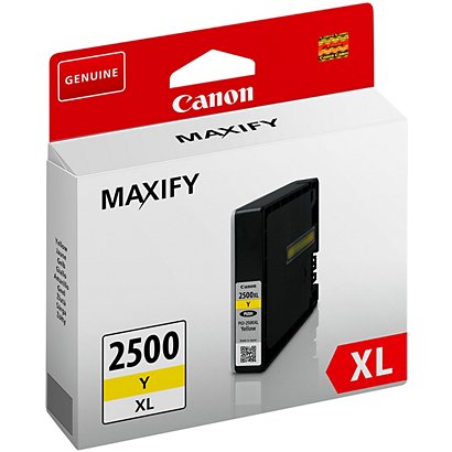 Canon Cartuccia inkjet Maxify PGI-2500XL Y, 9267B001AA, Giallo, Pacco singolo Alta Capacità - 1