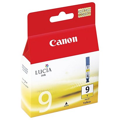 Canon Cartuccia inkjet PGI-9 Y, 1037B001, Inchiostro Lucia, Giallo, Pacco singolo - 1