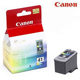 Canon Cartuccia inkjet PIXMA CL-41, 0617B001, Inchiostro ChromaLife 100, Tricolore, Pacco singolo Canon Cartuccia inkjet PIXMA CL-41, 0617B001, Inchiostro ChromaLife 100, Tricolore, Pacco singolo