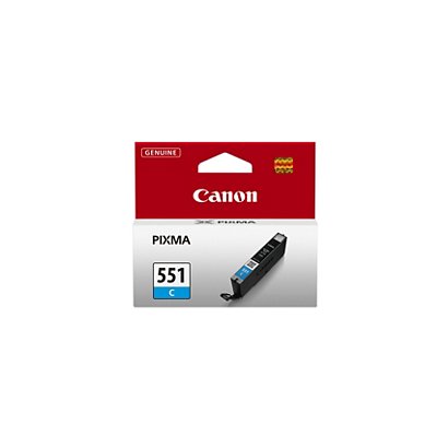 Canon Cartuccia inkjet PIXMA CLI-551 C, 6509B001, Ciano, Pacco singolo - 1