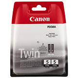 Canon Cartuccia inkjet PIXMA PGI-5 BK, 0628B030, Nero, Twin Pack Canon Cartuccia inkjet PIXMA PGI-5 BK, 0628B030, Nero, Twin Pack