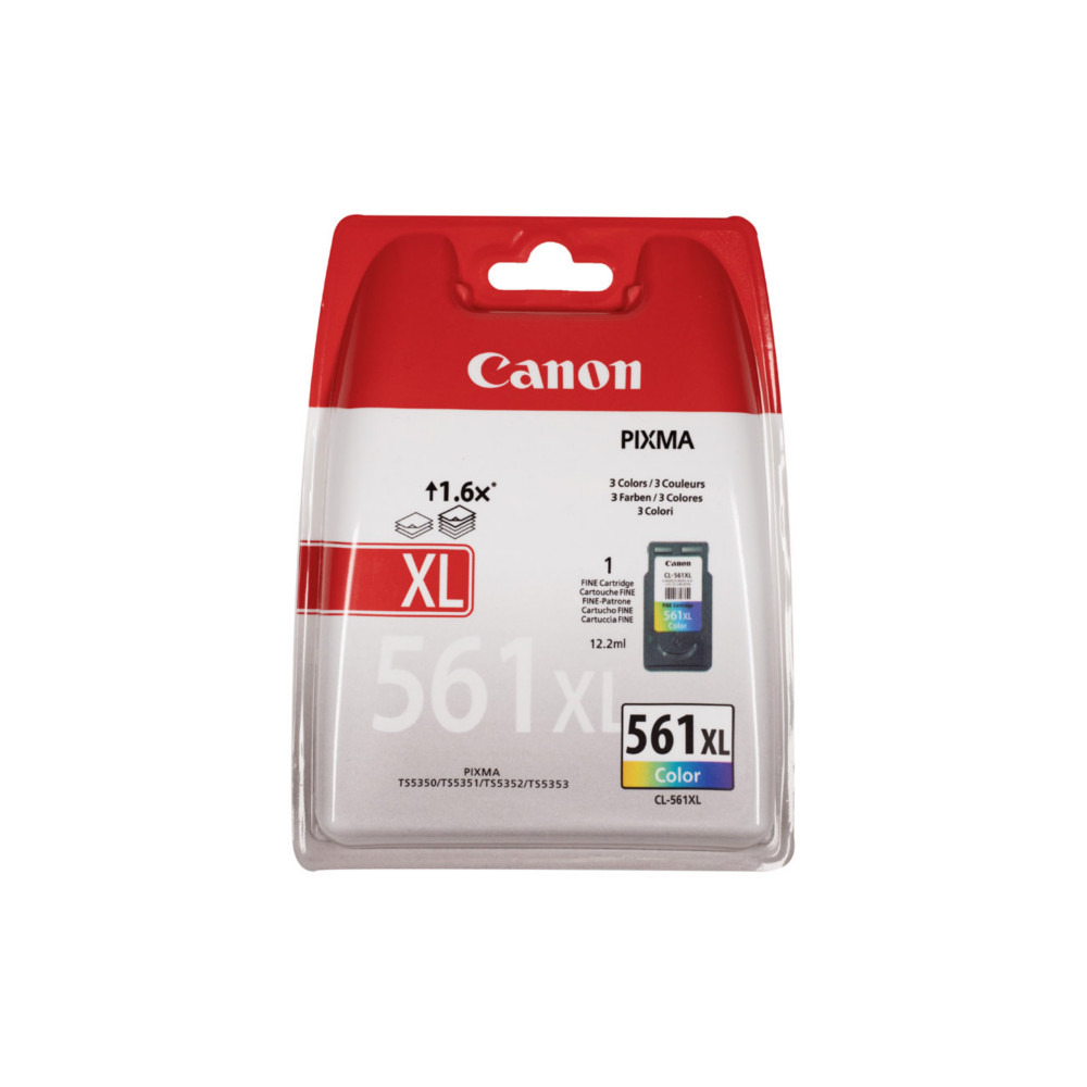 Canon CL-561XL Cartouche d'encre authentique grande capacité 3730C004 - 3 couleurs