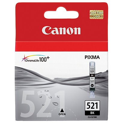 Canon CLI-521 Cartouche d'encre authentique 2933B001 - Noir - 1
