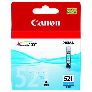 Canon CLI-521 Cartouche d'encre authentique 2934B001 - Cyan