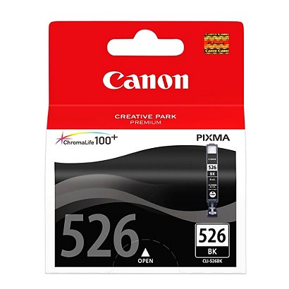 Canon CLI-526 BK, 4540B001, Cartucho de Tinta, ChromaLife100+, PIXMA, Negro - 1
