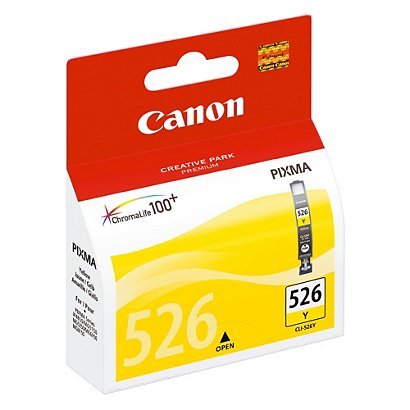 Canon CLI-526 Cartouche d'encre authentique 4543B001 - Jaune - 1