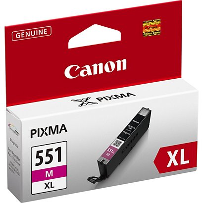 Canon CLI-551 XL M, 6445B001, Cartucho de Tinta, ChromaLife100+, PIXMA, Magenta - 1
