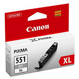 Canon CLI-551 XL GY, 6447B001, Cartucho de Tinta, PIXMA, Gris Canon CLI-551 XL GY, 6447B001, Cartucho de Tinta, PIXMA, Gris