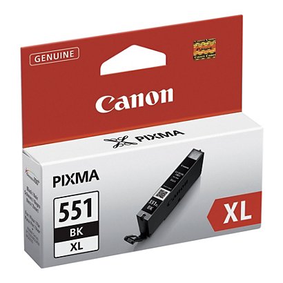 Canon CLI-551XL Cartouche d'encre authentique grande capacité 6443B001 - Noir