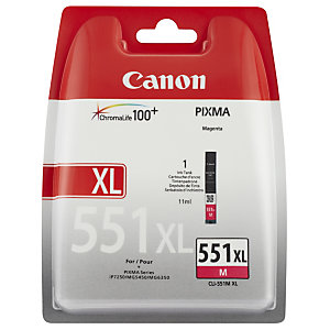 Canon CLI-551XL Cartouche d'encre authentique grande capacité 6445B001 - Magenta