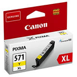 Canon CLI-571 XL Y, 0334C001, Cartucho de Tinta, Amarillo, Alta Capacidad Canon CLI-571 XL Y, 0334C001, Cartucho de Tinta, Amarillo, Alta Capacidad