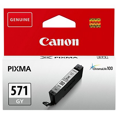 Canon CLI-571GY (0389C001) Cartuccia inkjet Grigio Confezione singola Rendimento standard