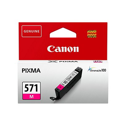 Canon CLI-571M (0387C001) Cartuccia inkjet Magenta Confezione singola Rendimento standard