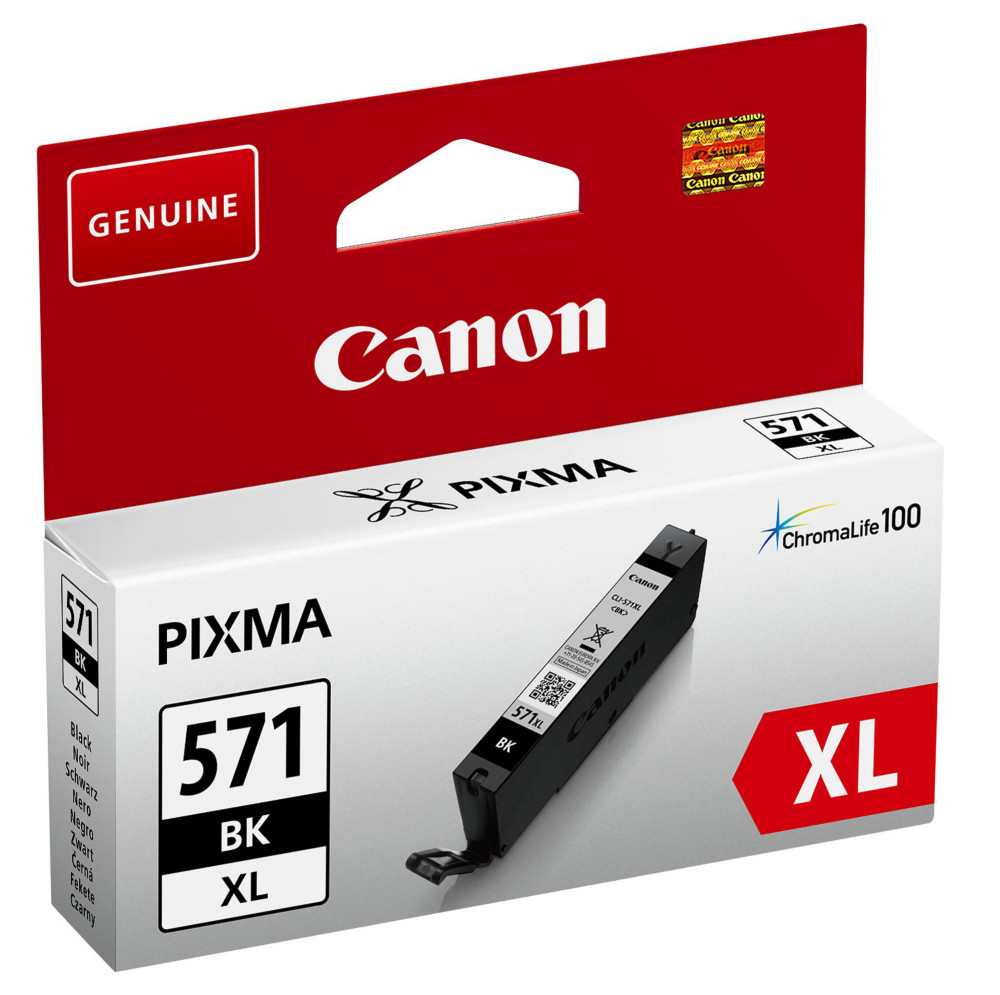 Canon CLI-571XL Cartouche d'encre authentique grande capacité 0331C001 - Noir