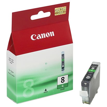 Canon CLI-8 G, 0627B001, Cartucho de Tinta, ChromaLife100, Verde - 1