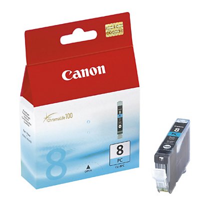Canon CLI-8 PC, 0624B001, Cartucho de Tinta, ChromaLife100, Cian - 1