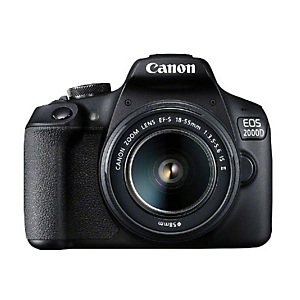 Canon EOS 2000D BK 18-55 IS II EU26, 24,1 MP, 6000 x 4000 pixels, CMOS, Full HD, Noir 2728C003 Canon EOS 2000D BK 18-55 IS II EU26, 24,1 MP, 6000 x 4000 pixels, CMOS, Full HD, Noir 2728C003