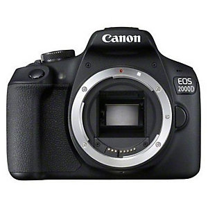 Canon EOS 2000D BK BODY EU26, 24,1 MP, 6000 x 4000 pixels, CMOS, Full HD, Noir 2728C001